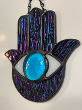Load and play video in Gallery viewer, Hamsa blue/purple
