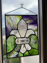 Load and play video in Gallery viewer, Fleur de lis ~ green and purple
