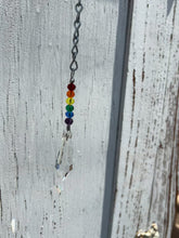 Load and play video in Gallery viewer, Rainbow icicle drop crystal sun catcher
