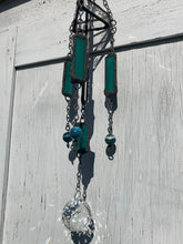 Load and play video in Gallery viewer, Turquoise crystal ball wind chime
