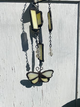Load image into Gallery viewer, Yellow butterfly wind chime
