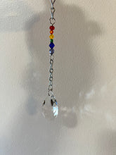Load image into Gallery viewer, Rainbow tear drop sun catcher

