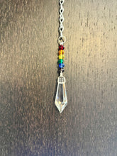 Load image into Gallery viewer, Rainbow icicle drop crystal sun catcher
