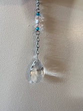 Load image into Gallery viewer, Trans colored teardrop crystal sun catcher
