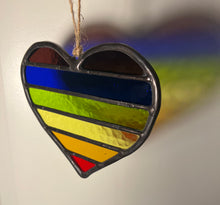 Load image into Gallery viewer, Purple rainbow heart
