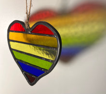 Load image into Gallery viewer, Red rainbow heart

